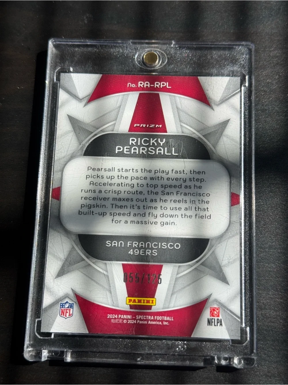 Panini collectors red case
